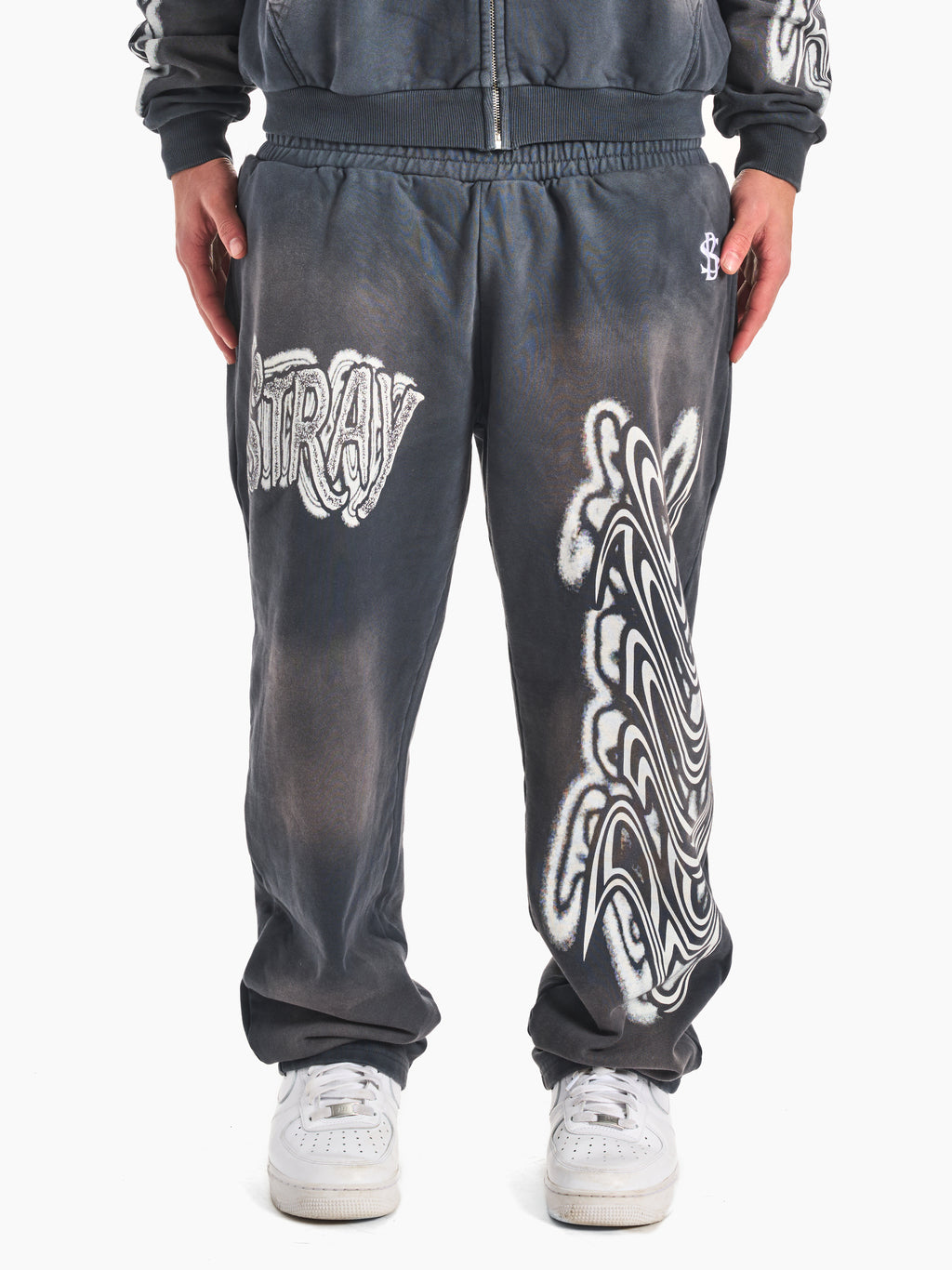 Smoke grey stray sweatpants
