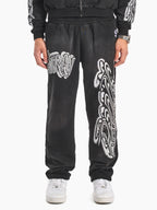 Jet black stray sweatpants