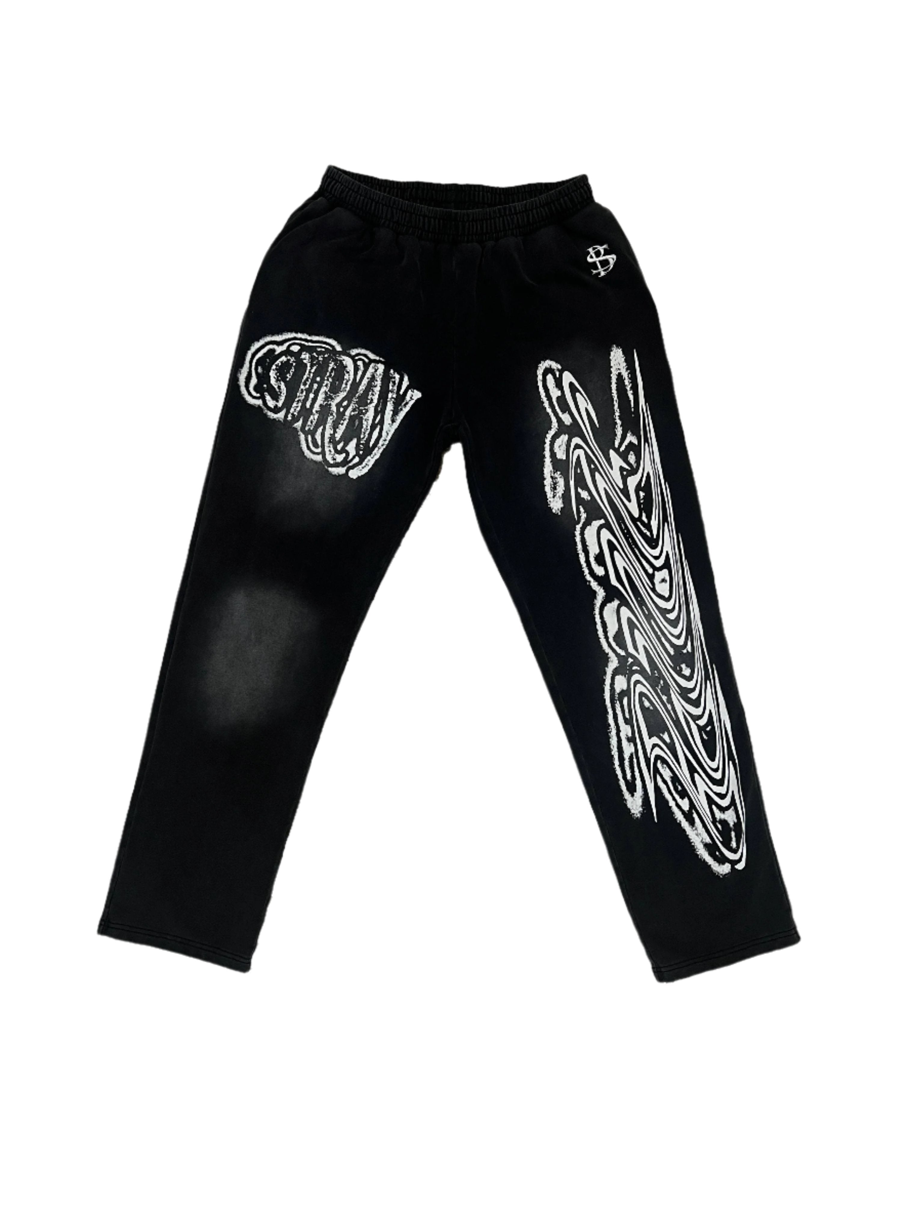 jet black stray sweatpants