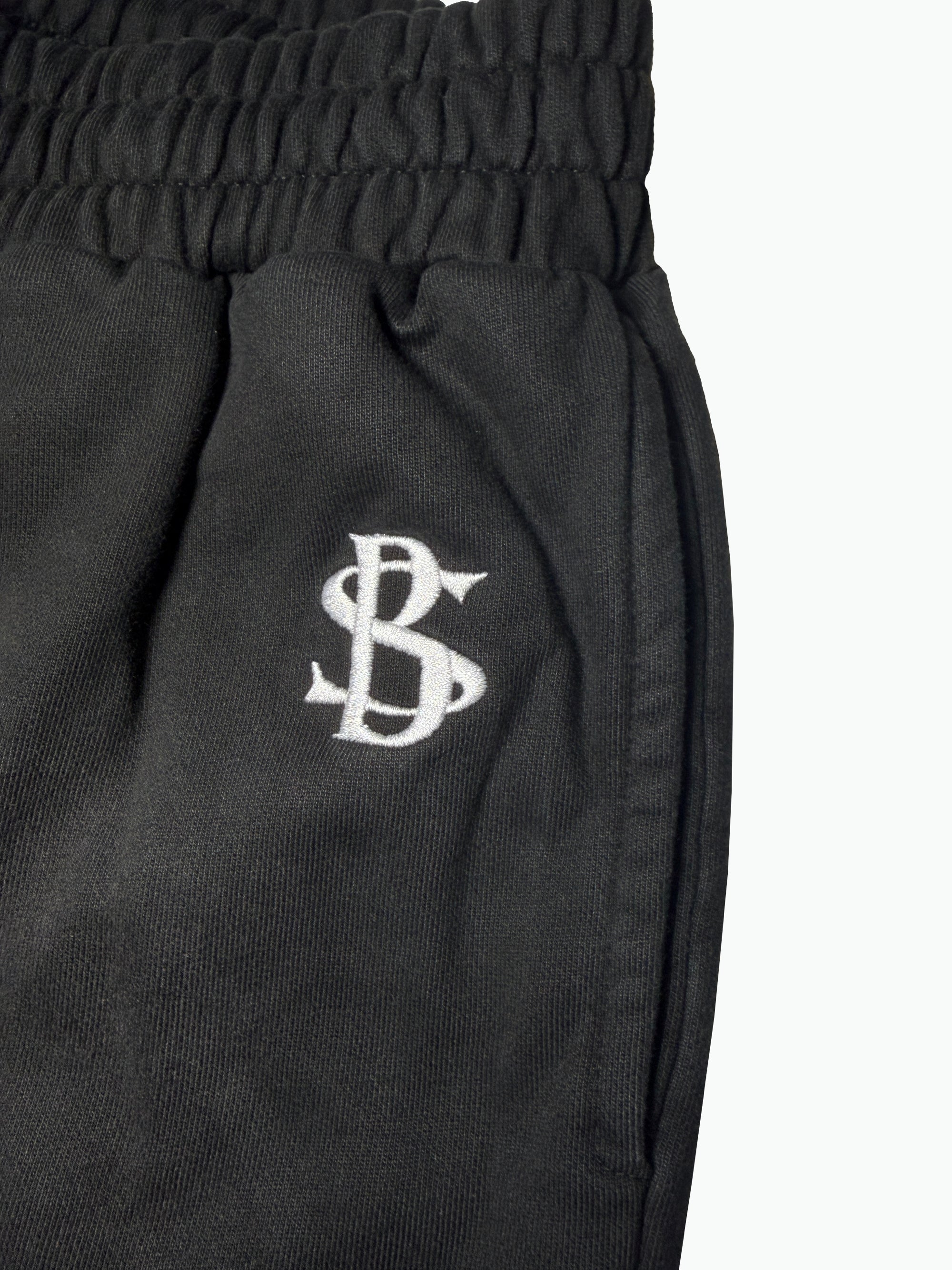 Jet black stray sweatpants