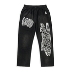 Jet black stray sweatpants